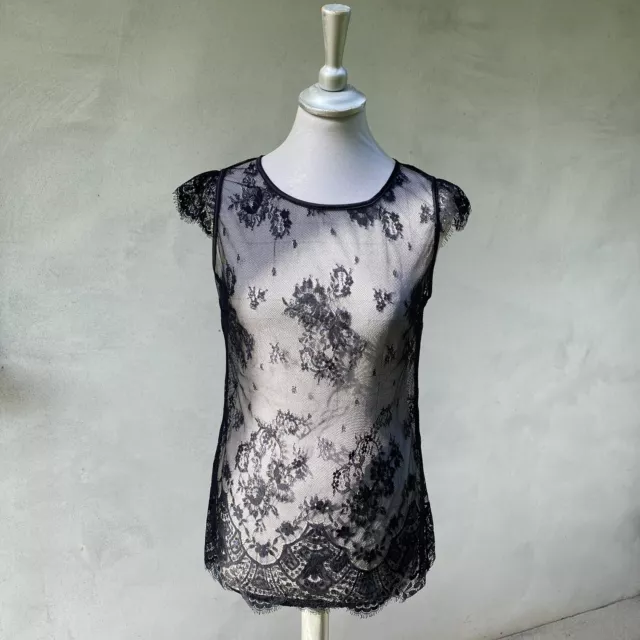Maglia pizzo nero intimissimi hotsell