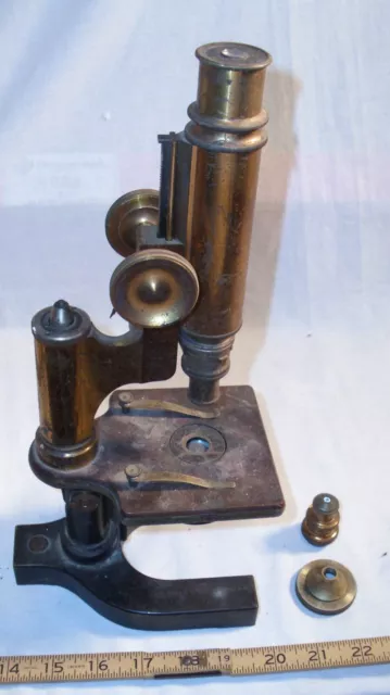 BAUSCH LOMB 1900s BRASS MICROSCOPE