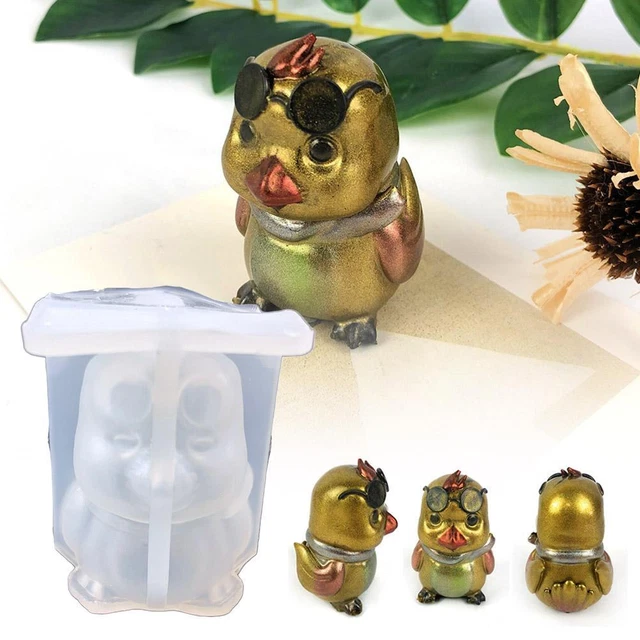1Pcs Chicken ornament silicone mold Mould Animal Decoration New Crafts M1L2