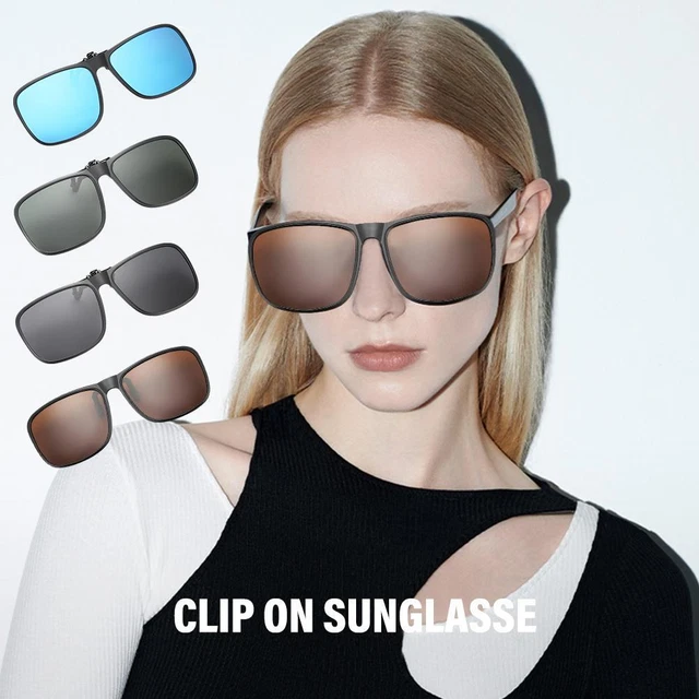 1x Single Clip-on Outdoor Polarized Flip-up Lenses Myopia Sunglasses n m T7S9