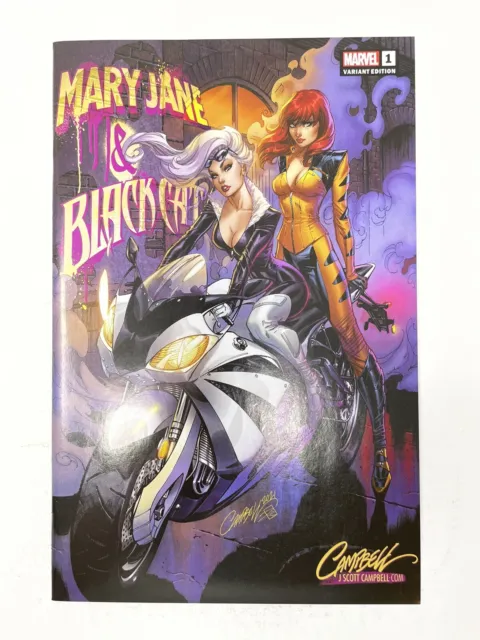 Mary Jane and Black Cat: Beyond #1 Cover A J. Scott Campbell Exclusive Marvel