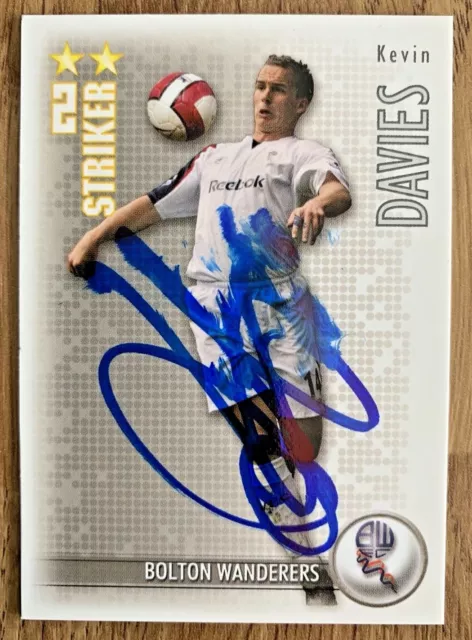 Shoot Our 2006/07 Signed Card - Kevin Davies - Bolton Wanderers