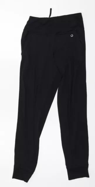 Marks and Spencer Womens Black Polyester Capri Leggings Size 8 L26 in