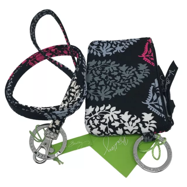 Vera Bradley Zip ID Case and Lanyard