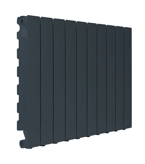 Fondital Hot Water Radiator - European Design, GRAY Blitz 4-500 10 element