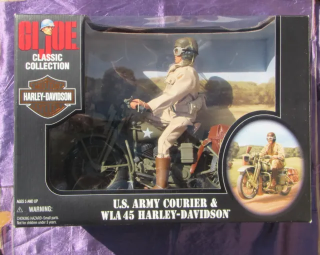 HASBRO GI Joe Harley Davidson Army Courier WLA 45 Sealed