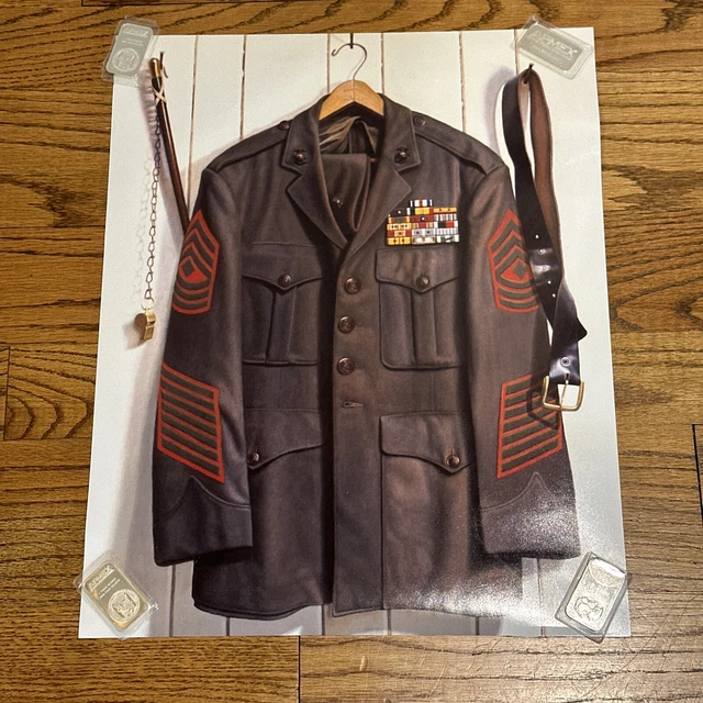 Service Alphas Jacket USMC DRESS UNIFORM Jacket “Poster” / Service Alpha Jacket £50.04 ...