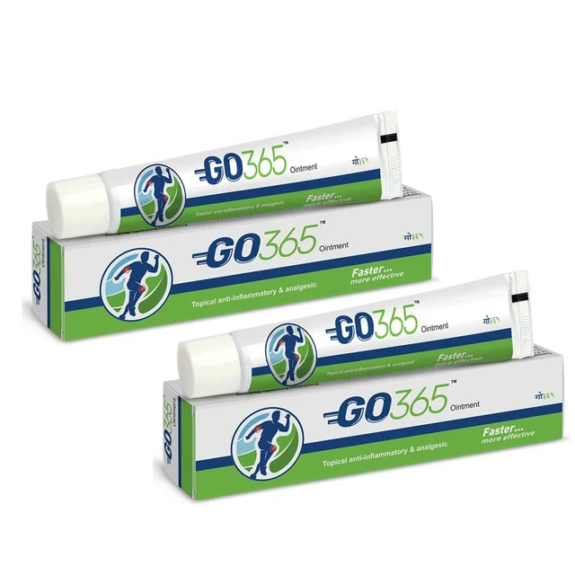 3 pomadas GO365 - 30 g cada una | para dolor articular y muscular, dolor de cuello, dolor de espalda