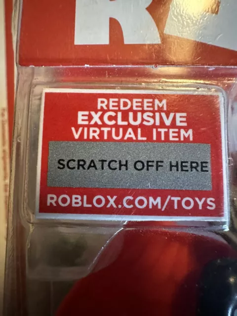 Roblox Sealed With Exclusive Virtual Item Lot Redeem Scratch Off