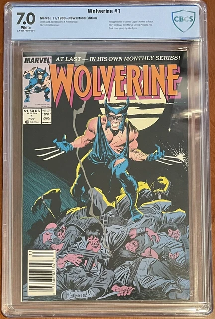 WOLVERINE #1 CBCS 7.0 FN/VF 1st Wolverine as Patch Appearance Marvel ...
