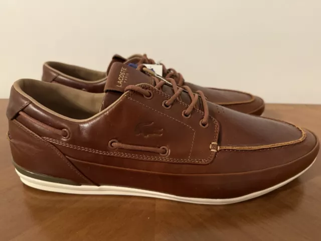 Lacoste marina brown online