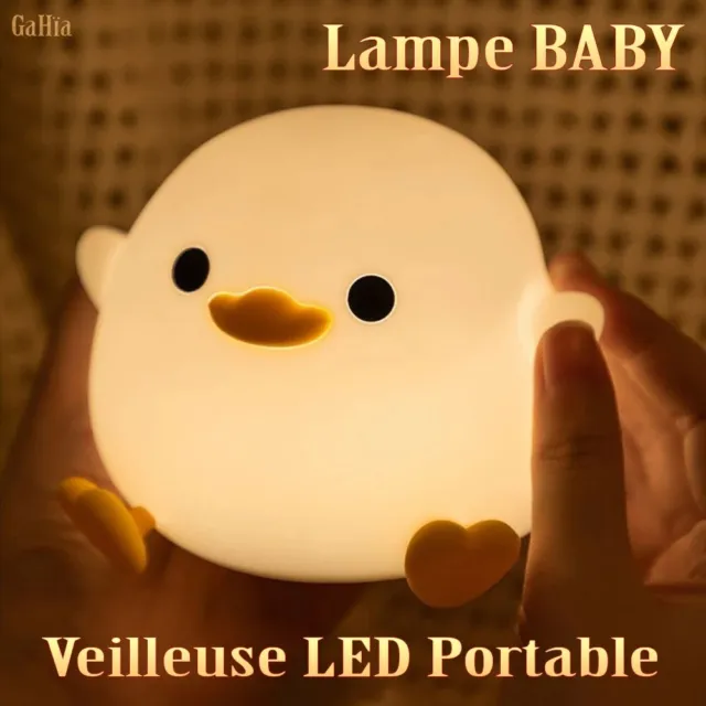 Lampe Baby Poussin Canard Doudou Veilleuse Relaxante Portable Pour Bébé Enfant