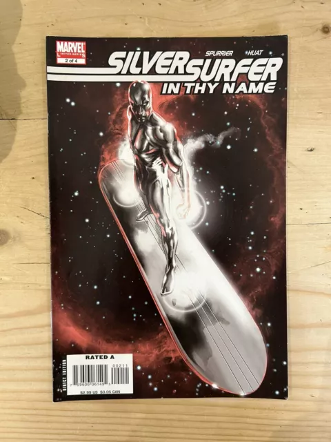 SILVER SURFER: IN THY NAME #2 - COVER A FIRST PRINT - MARVEL COMICS 2008 Bagged