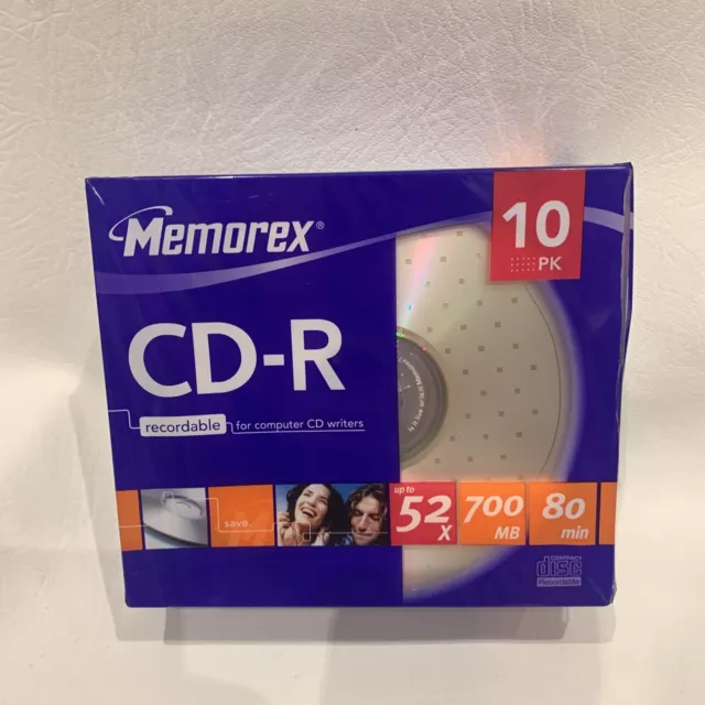 10 Black Bottom Vinyl look CD-R White Printable Blank discs CD R 52x 700MB  MR226