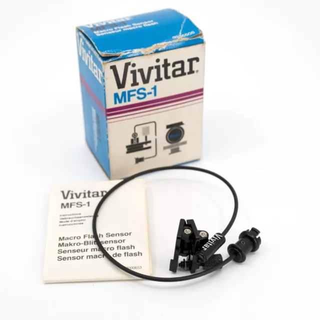 Boxed VIVITAR MFS-1 MACRO FLASH SENSOR ... for 2500 / 4600 / 3500 / 3700 / 5600