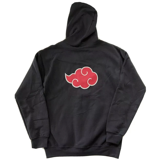 Vintage Naruto Shippuden Hoodie Adult Small Mens Akatsuki Full Zip Sweatshirt