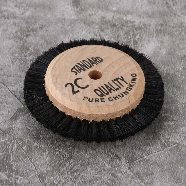 (2C Oil Wood Brush)Jewelry Jade Polishing Buffing Wheel Brush Bristle Hairbrush
