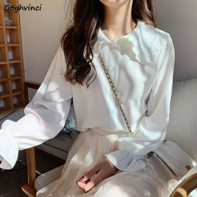 Shirts Solid Simple New Arrival Chic Trendy Casual Blouses Elegant Streetwear 3