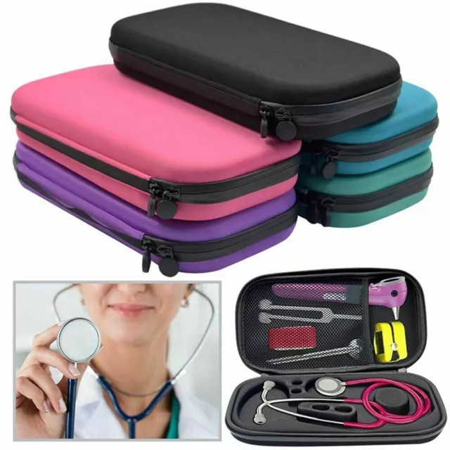 Portable Carry Travel Medical Organizer Stethoscope Hard Storage Box Case Bag 2