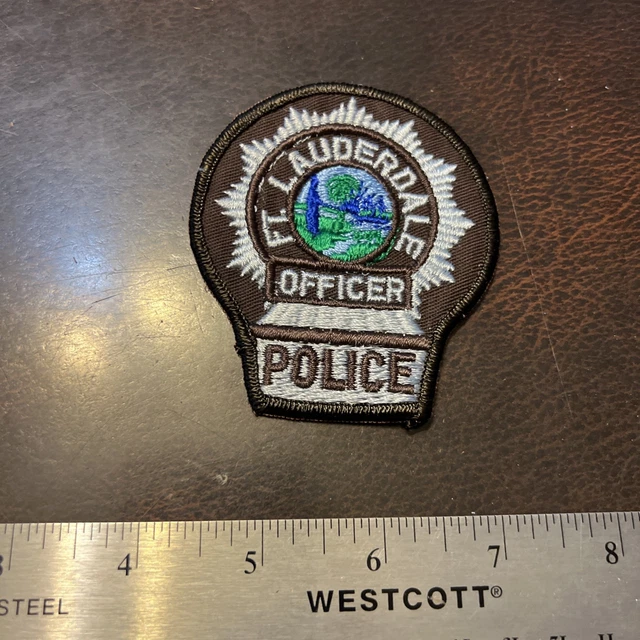 VINTAGE OBSOLETE FT. Lauderdale Florida Police Department Patch $14.10 ...