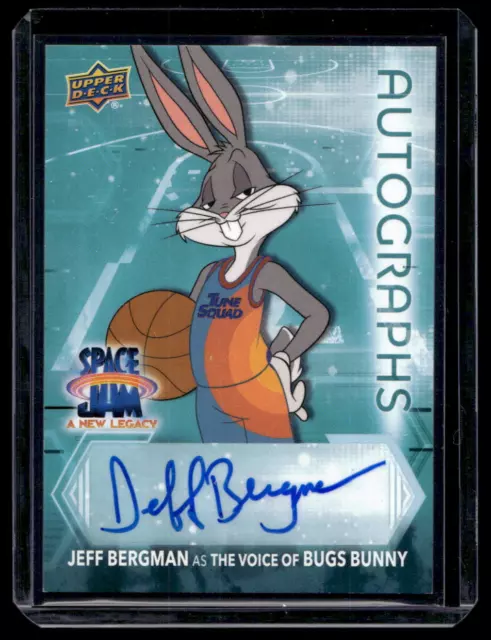 Jeff Bergman, Bugs Bunny  Auto 2021 Upper Deck Space Jam  Autograph