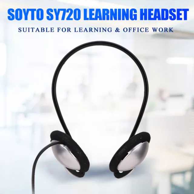 Universal Wired Headphones Headset Noise Cancelling Over Ear Stereo Earphones 2