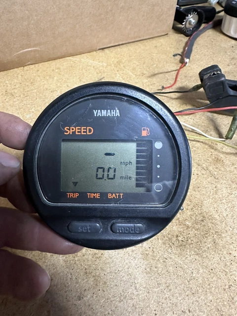 Yamaha OEM Multi-Function Gauge Speedometer Fuel LCD Just Replaced With Suncover