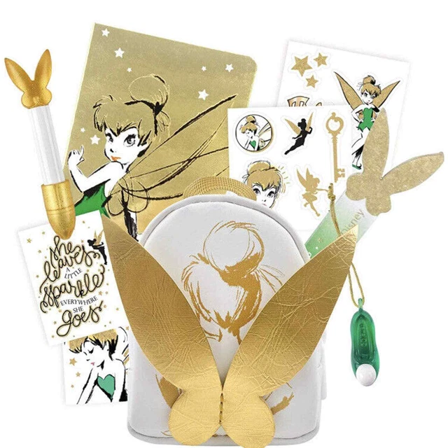 Real Littles Disney Tinker Bell BACKPACK White & Gold Bag + 6 Surprise Gifts NEW
