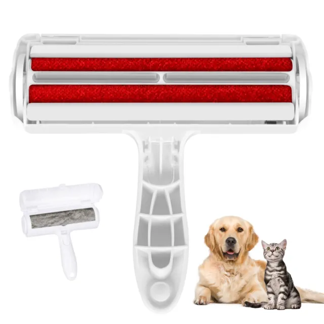 Pet Dog Cat Hair Lint Remover Dog Cat Cleaning Brush Reusable Hair Roller Cloth