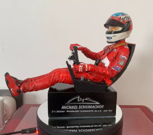 michael schumacher ,scuderia Ferrari, f1 2000, resina coleccion unica