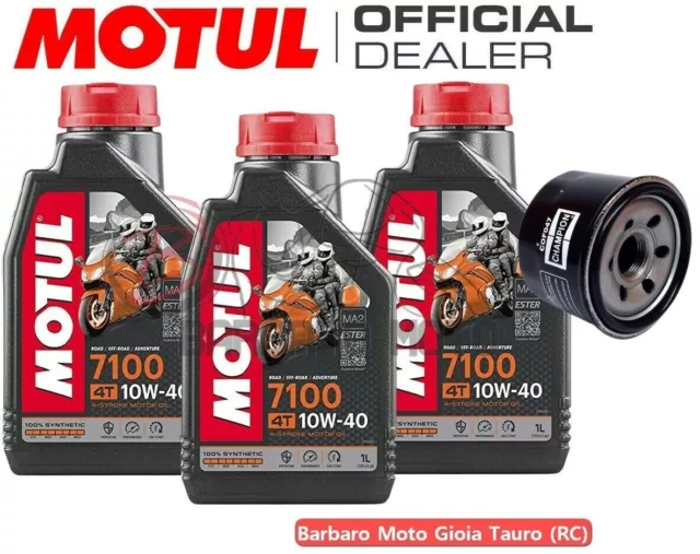 TAGLIANDO YAMAHA TMAX 500 2008 2009 2010 2011 T-MAX (MOTUL 7100 10W40 + Filtro)