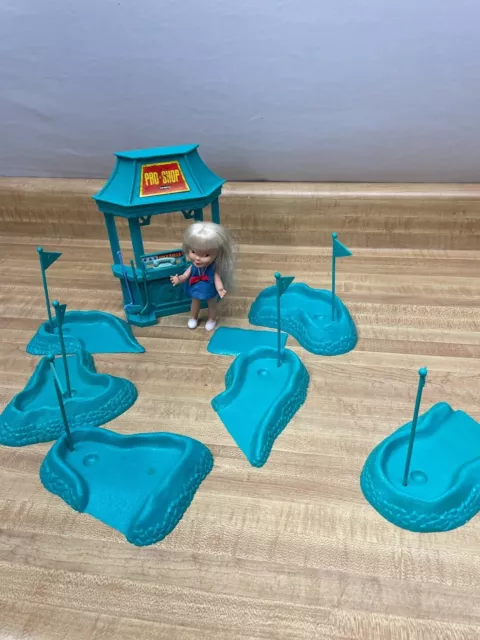 Vtg Remco Spunky Golf Course And Shuffleboard Play set For Heidi/Jan Doll 1967