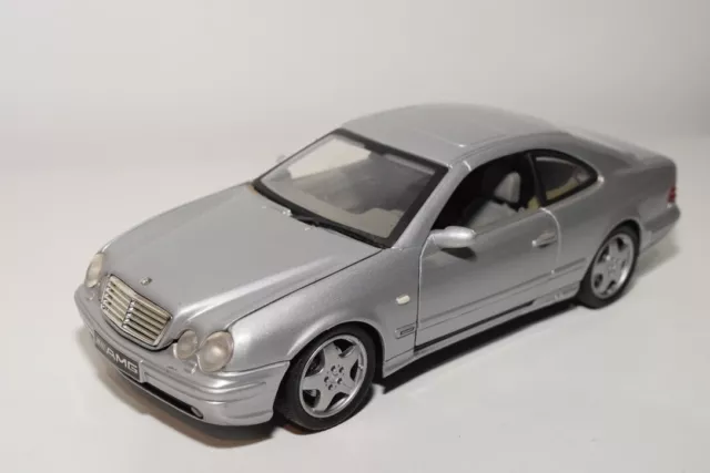 B13 1:18 Anson Mercedes-Benz Clk Amg Metallic Grey Exc. Cond.