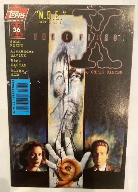 Topps The X-Files Comic Vol. 1 #36 “N.D.E. Part 2 Of 2” (1997) FN