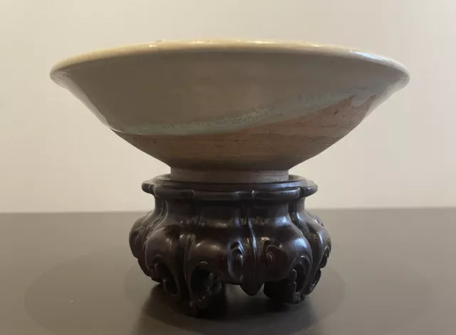 Antique Chinese Ming Dynasty Rare “Yao Bian” 6.1” Bowl~As Is~Yuan Qing Song