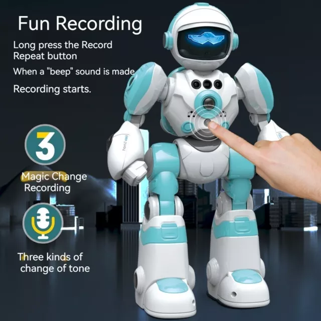 AU Smart Robot Voice-changing  Interactive Gesture Remote Control Educationl Toy