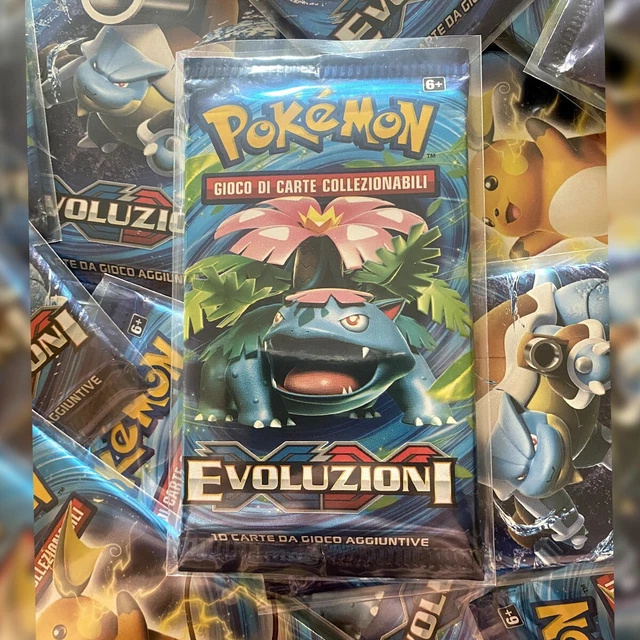 Pokemon XY Evoluzioni bustine carte ITA SEALED semi vintage Vanusaur lotto psa