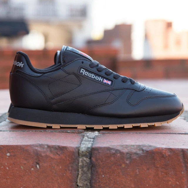 SCARPE REEBOK UOMO Cl Lthr 49800 Black/Gum EUR 59,00 - IT