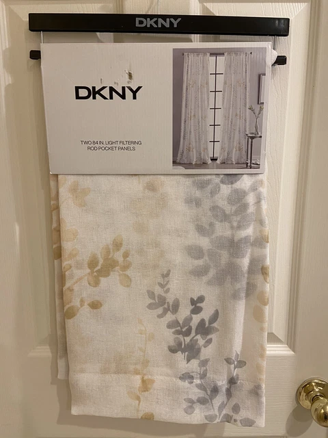 dkny watercolor petunia curtains