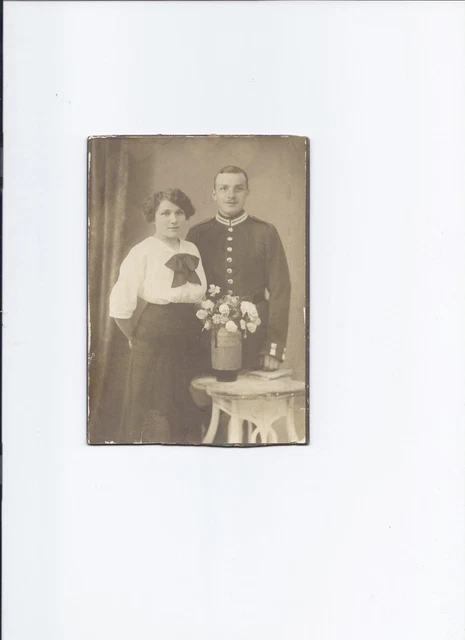 Foto KAB 32 Paar Uniform Militär Berlin ca.9x14cm