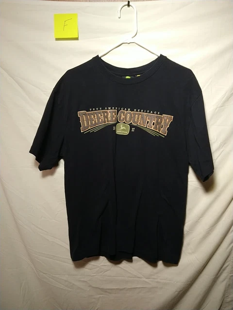 John Deere Deere Country Size XL Black With Logo