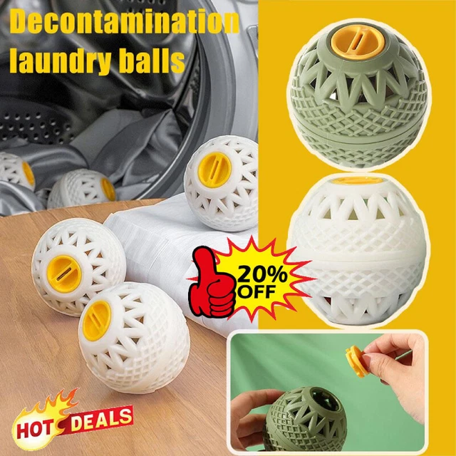 Palla per bucato decontaminazione vestiti anti-tangle anti-nodo palla da lavaggio