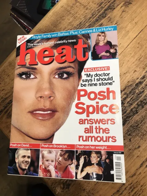 Heat Magazine Issue 66 - Liz Hurley, Posh Spice Victoria Beckham