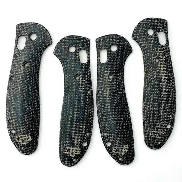 1 Pair Custom Micarta Handle Patches Grips Scales for Benchmade Griptilian 551