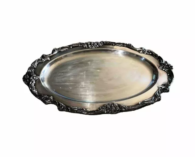Silverplate Hollowware Medium Meat Platter King Francis Reed & Barton #1676