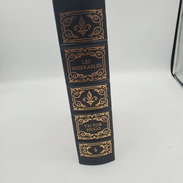 LES MISÉRABLES DE Victor Hugo EASTON PRESS Cuir Mis EUR