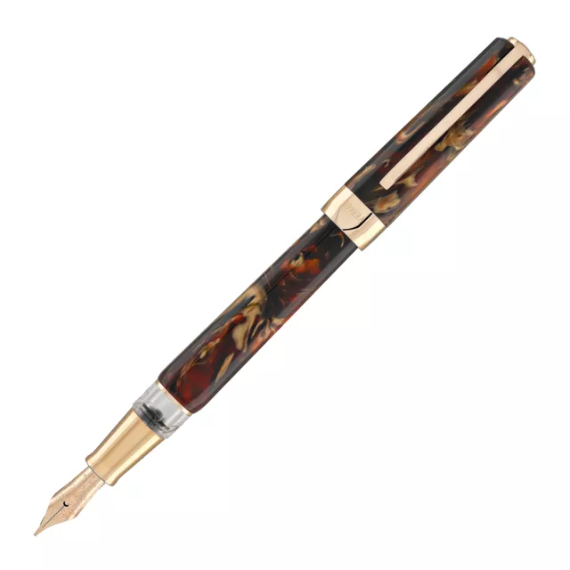 Visconti Opera Master Essence Fountain Pen in Firestorm - Broad - NEW in Box