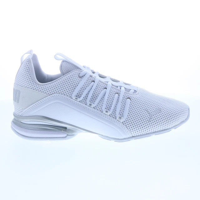 Puma Axelion Perf Wide 19431901 Mens White Wide Athletic Running Shoes 2
