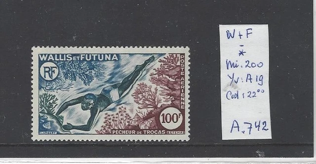 Wallis et Futuna; Yv A 19,  MH/*. Cat: € 22,00 (A742)