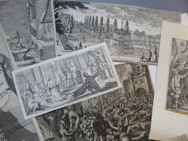 22 gravures 17eme et 18eme a restaurer 7